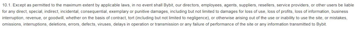 Die Verantwortung von ByBit für Tauschgeschäfte