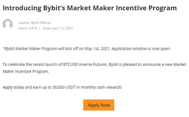 ByBit Anreizprogramm