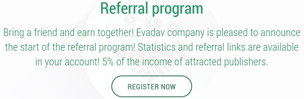 Evadav Partnerprogramm