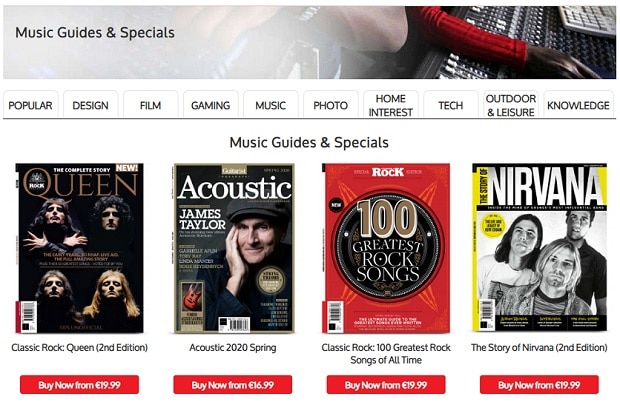myfavouritemagazines.co.uk Zeitschriften Kategorie "Musik"