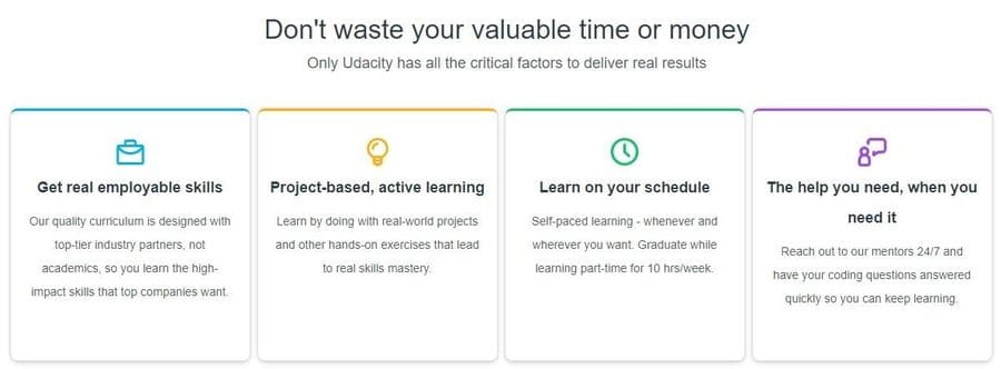 udacity.com Vorteile