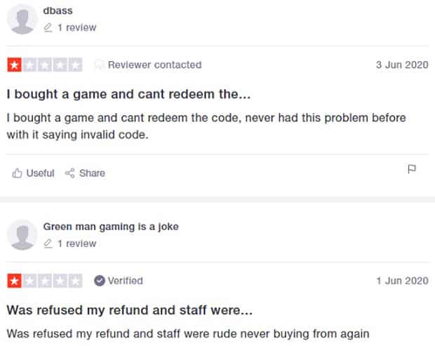 Green Man Gaming Bewertungen