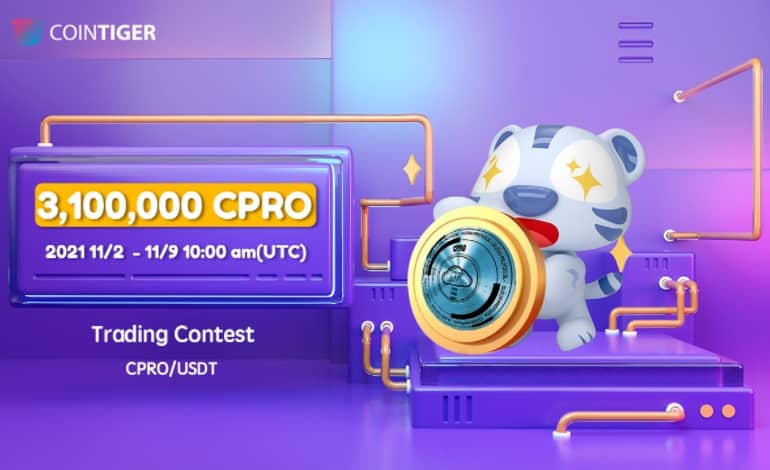cointiger.com Gewinnspiel 3100000 CPRO