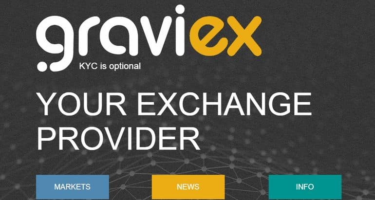Graviex-Registrierung