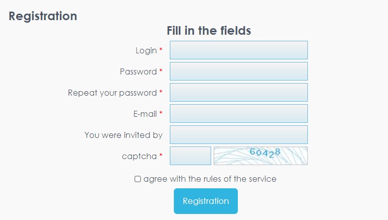 F-Änderung der Registrierung