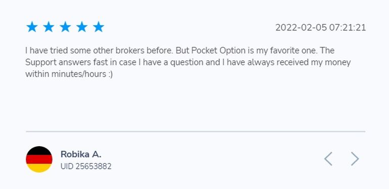 Pocket Option Bewertungen