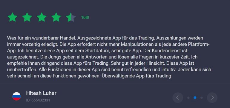 Quotex-Bewertungen
