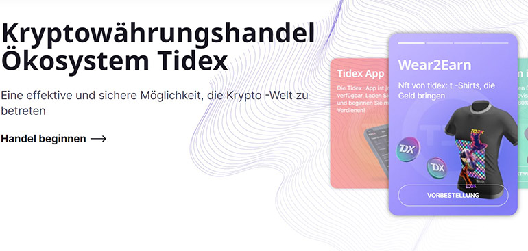 Tidex-Registrierung