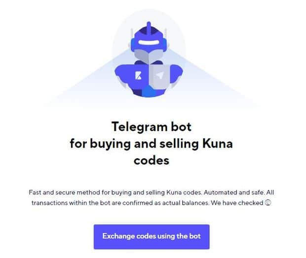 Telegramm-Bot kuna.io