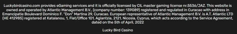 Lucky Bird Lizenz
